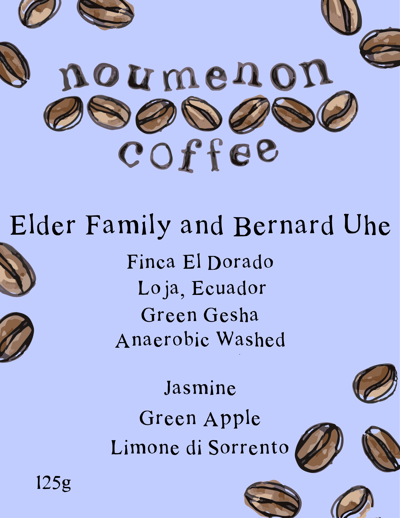 Ecuador - Finca El Dorado Green Gesha - Anaerobic Washed Process